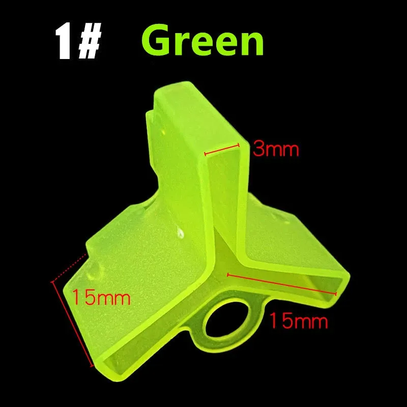 100-10Pcs Lightweight Accessories with Slots Sleeves Tool Durable Protector Caps Fishing Out Hook Cover Safety Treble Fish Gear