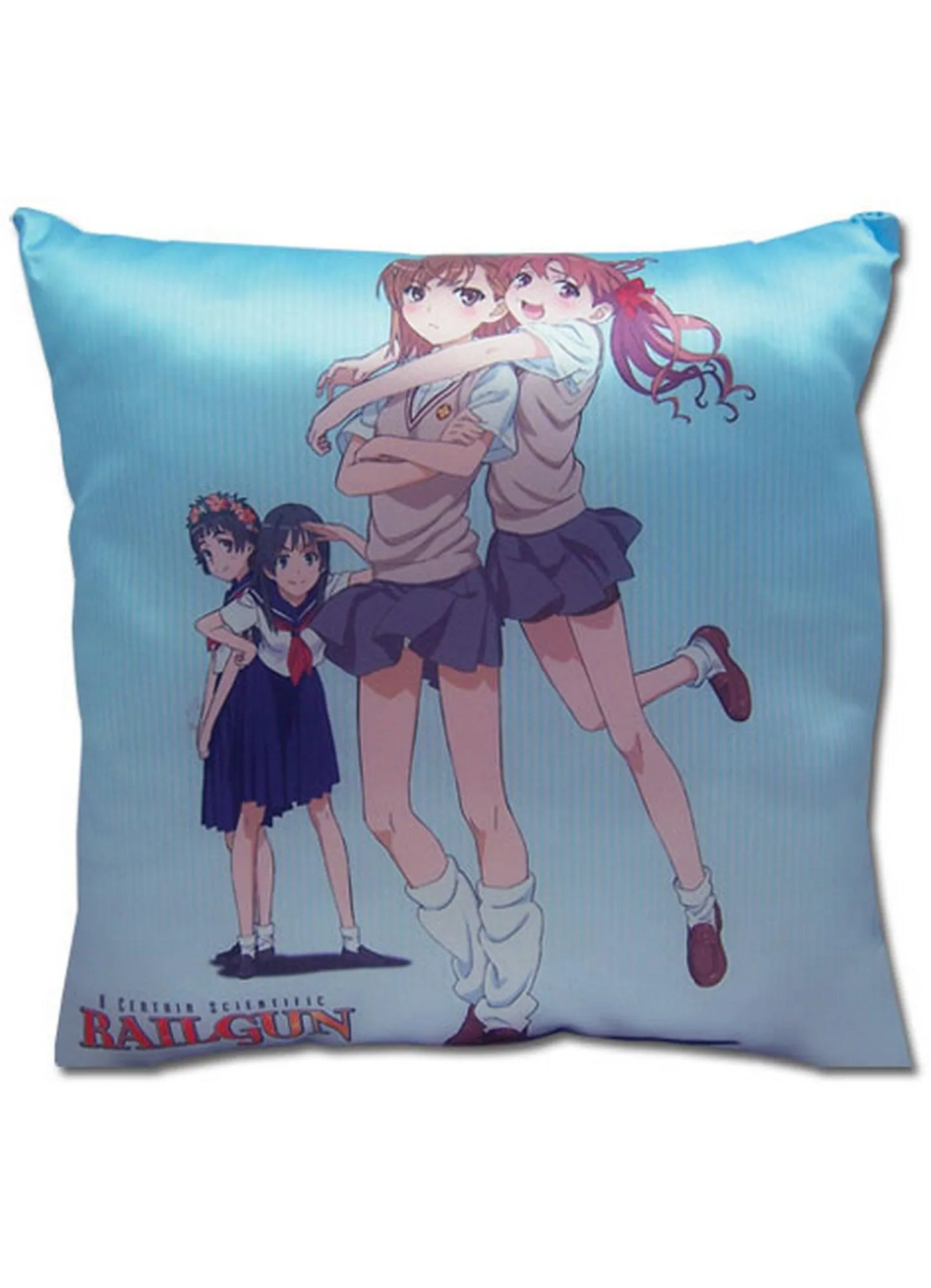 A Certain Scientific Railgun - Mikoto Misaka & Friends Square Pillow