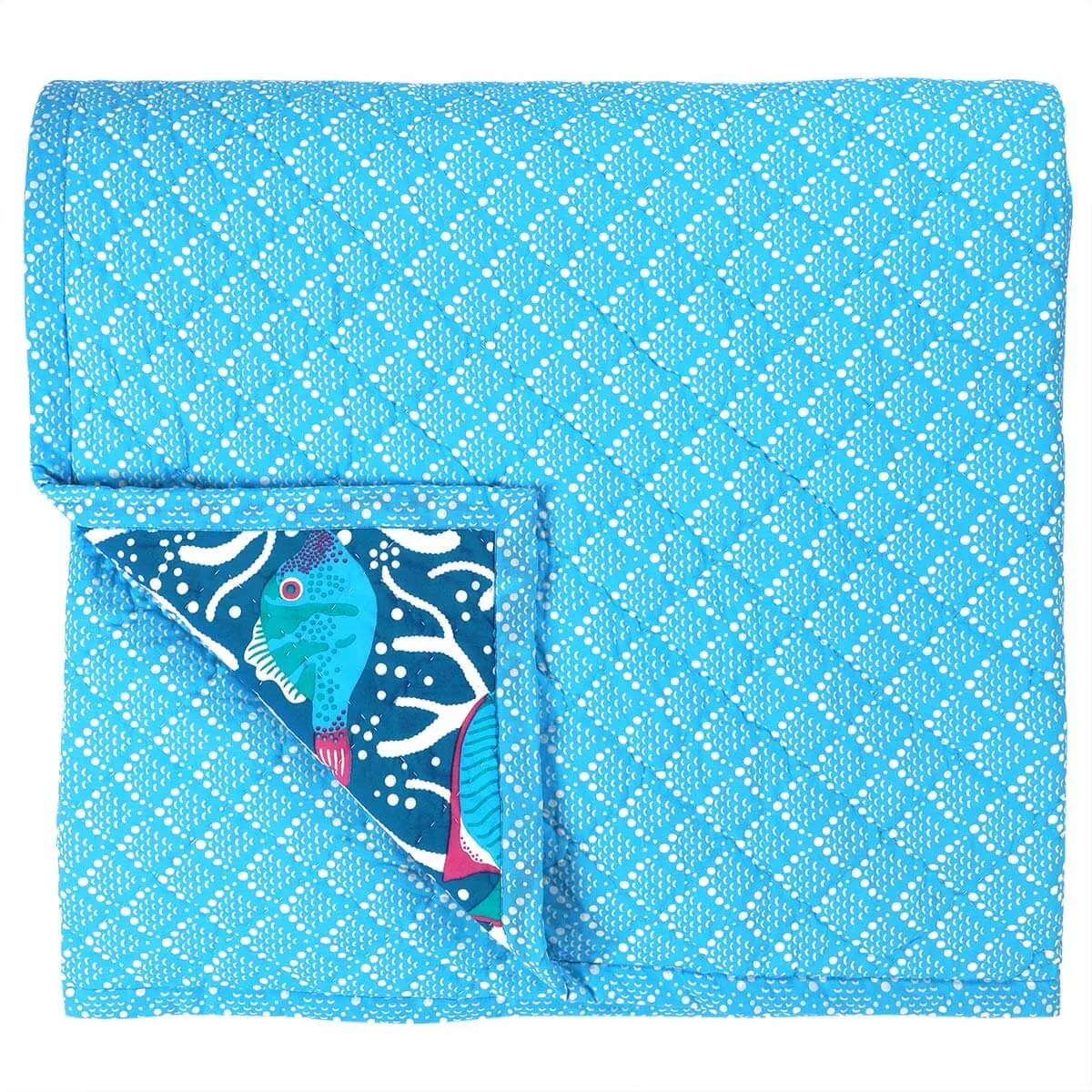 Blue Ocean Reef Quilt