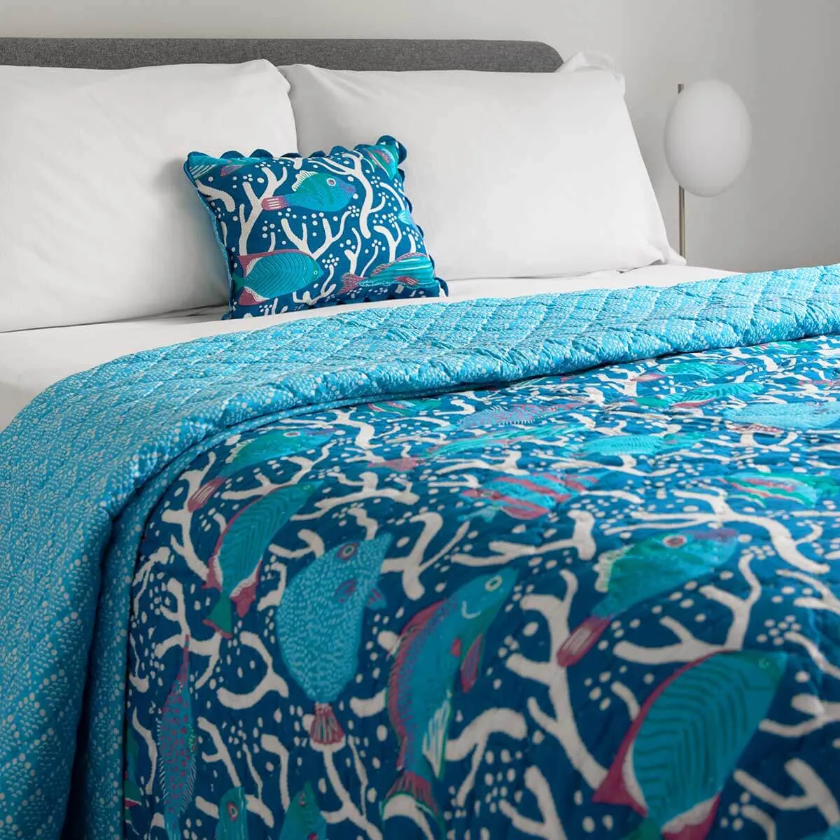 Blue Ocean Reef Quilt