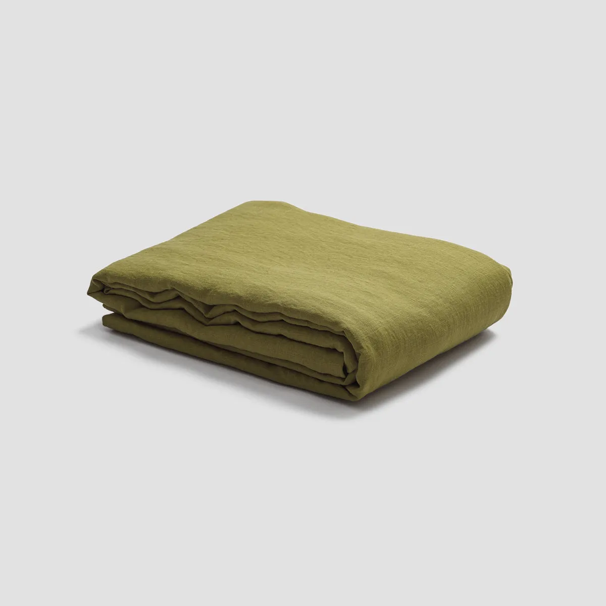 Botanical Green 100% Linen Duvet Cover