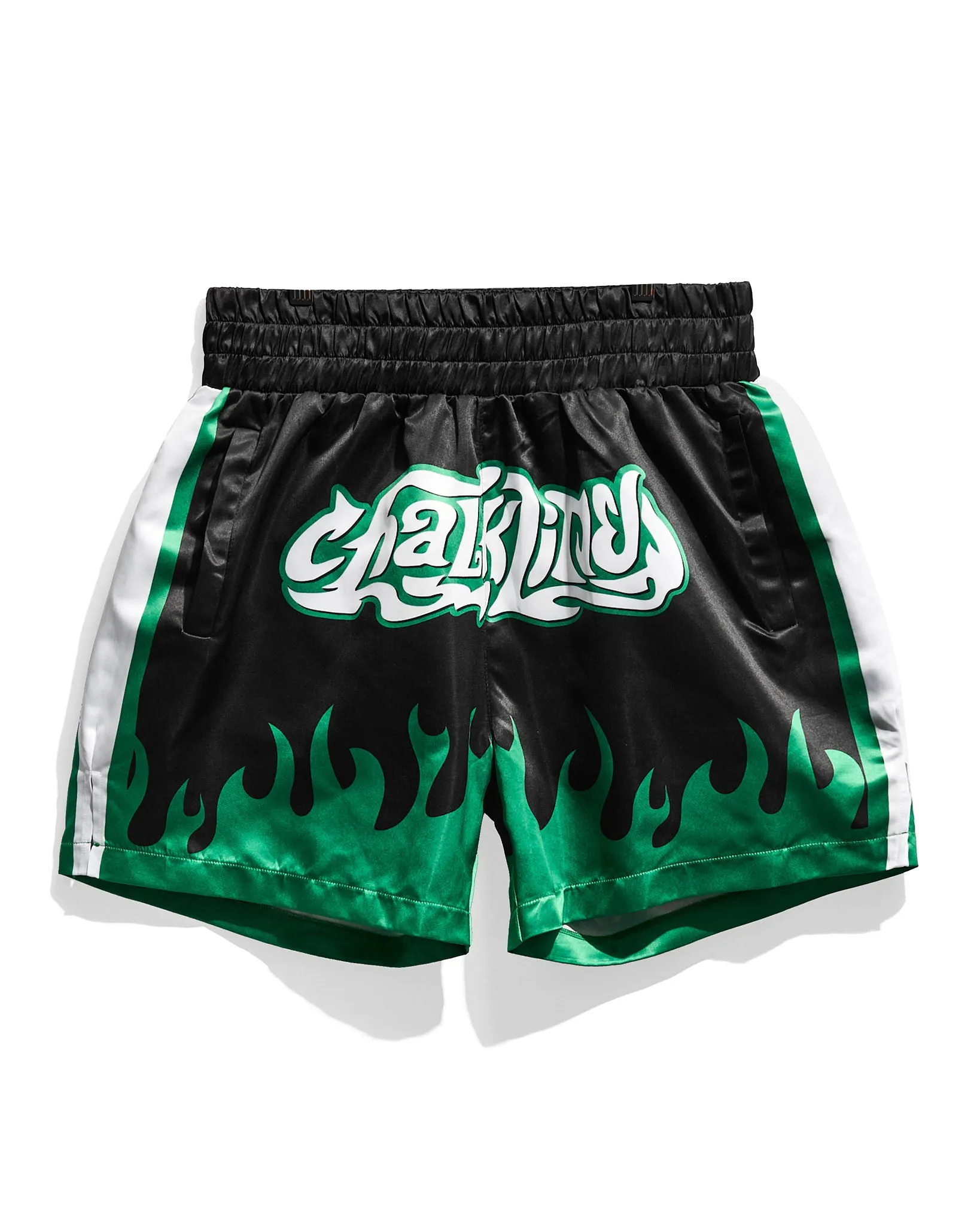 Chalk Line Muay Thai Satin Arena Shorts