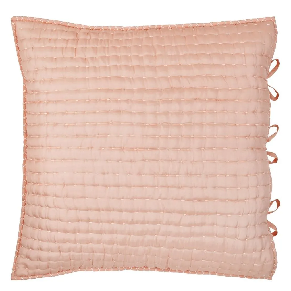 Chenevard Blossom & Peach Quilt by Designers Guild