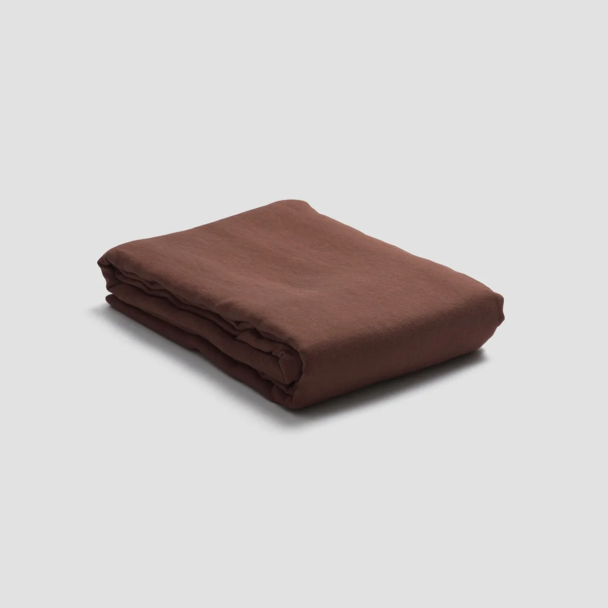 Chestnut Brown 100% Linen Duvet Cover