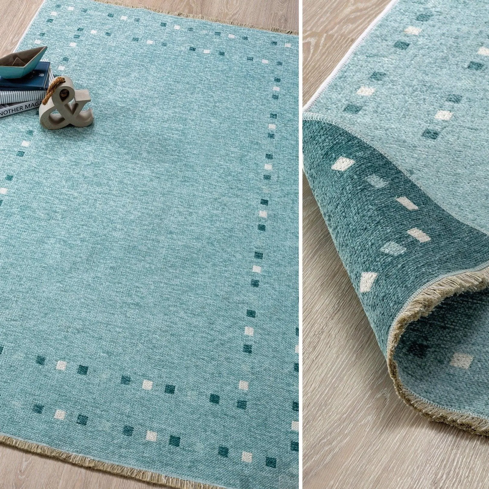 Cilek Point Carpet Turquoise (115X180 Cm)