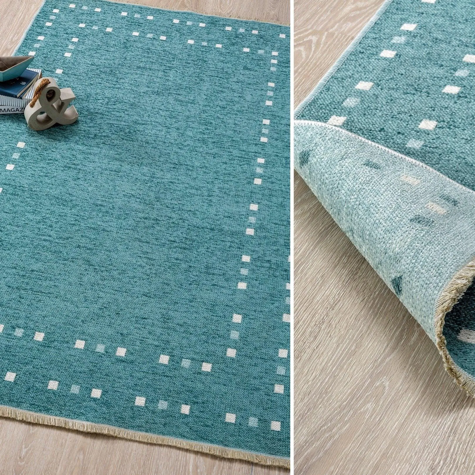 Cilek Point Carpet Turquoise (115X180 Cm)