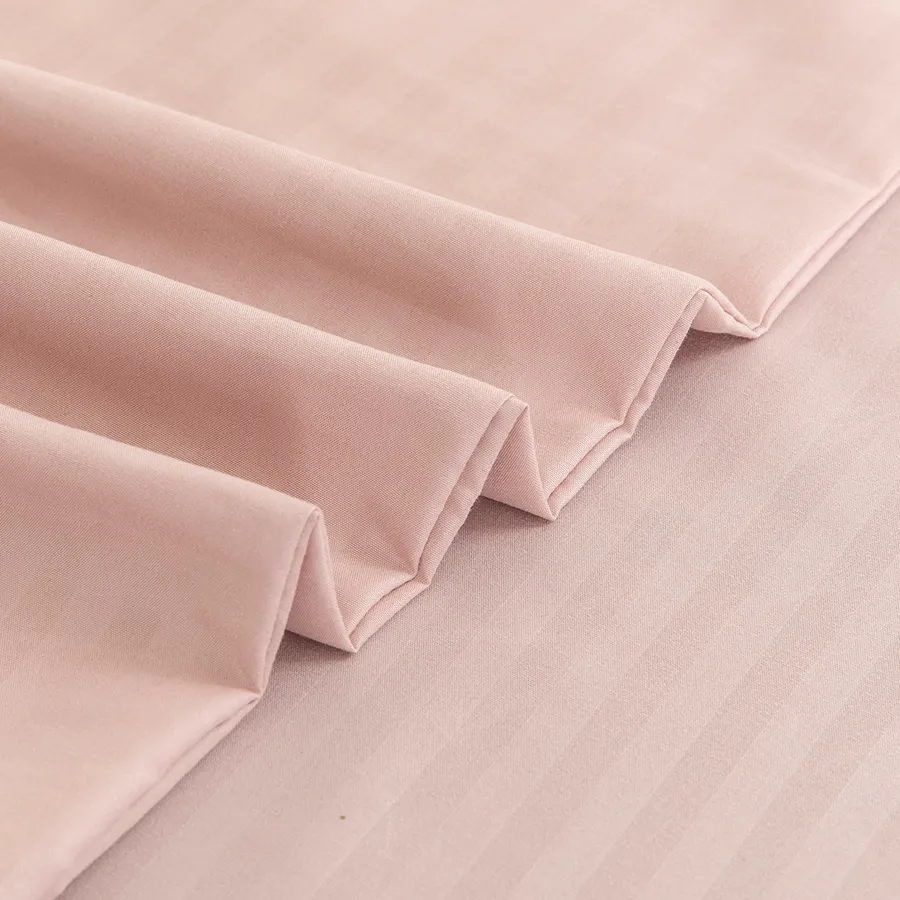 Deluxe Rose Dust Plain Sheet 4pc Set