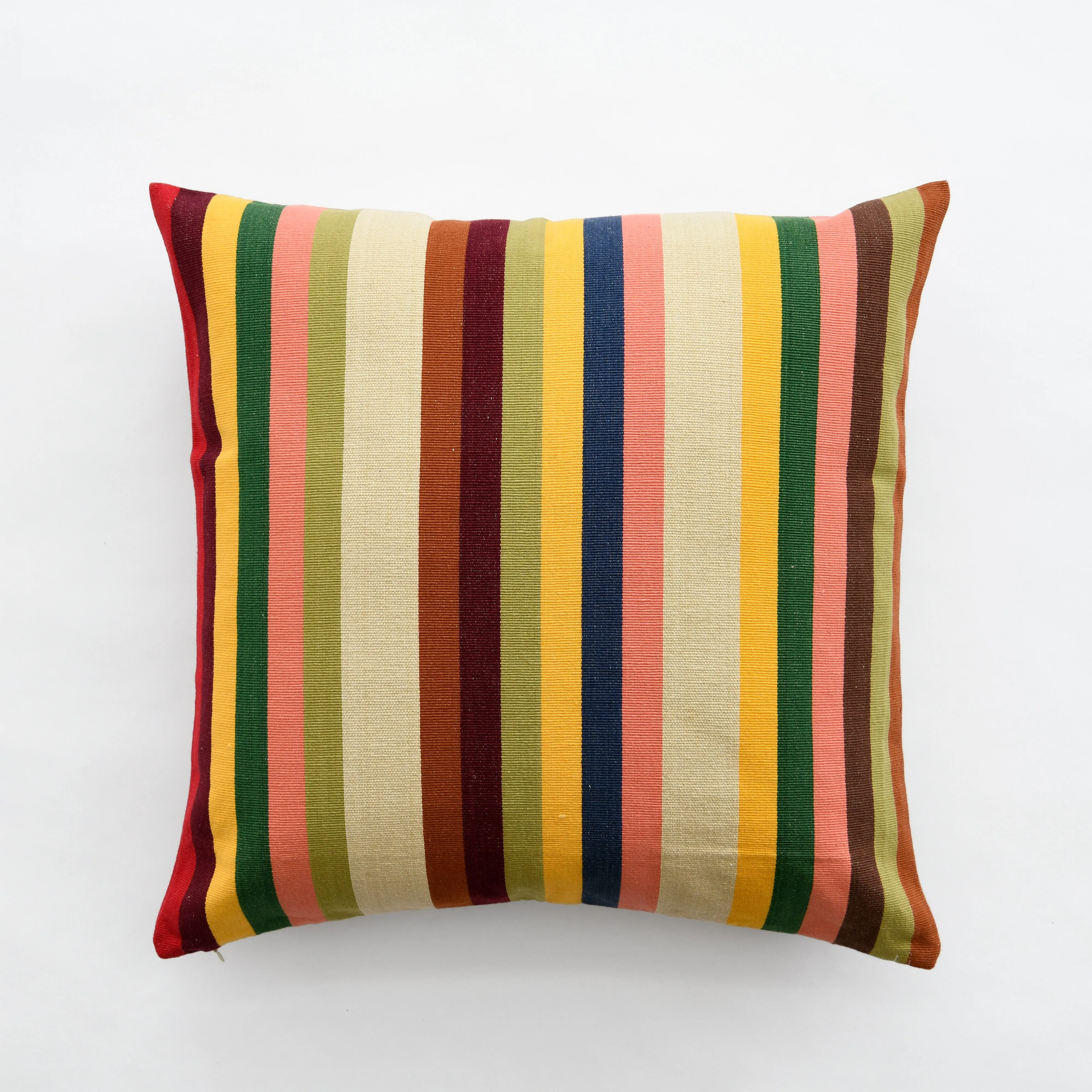 Earth Stripe Square Pillow 20"x 20"