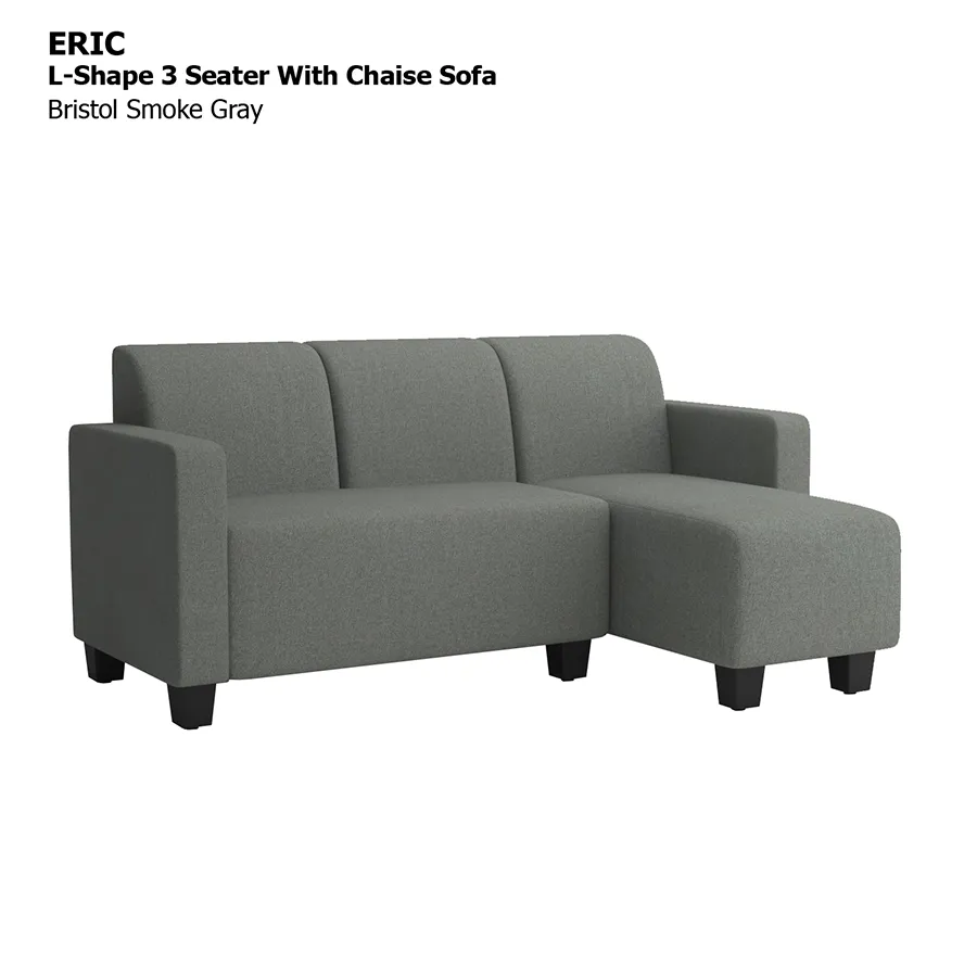 Eric L-shape 3 Seat with Chaise (Right Facing) Sofa