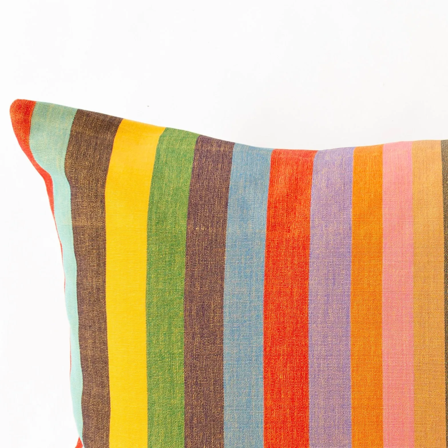 Fiesta Stripe Cotton Pillow 20"x28"