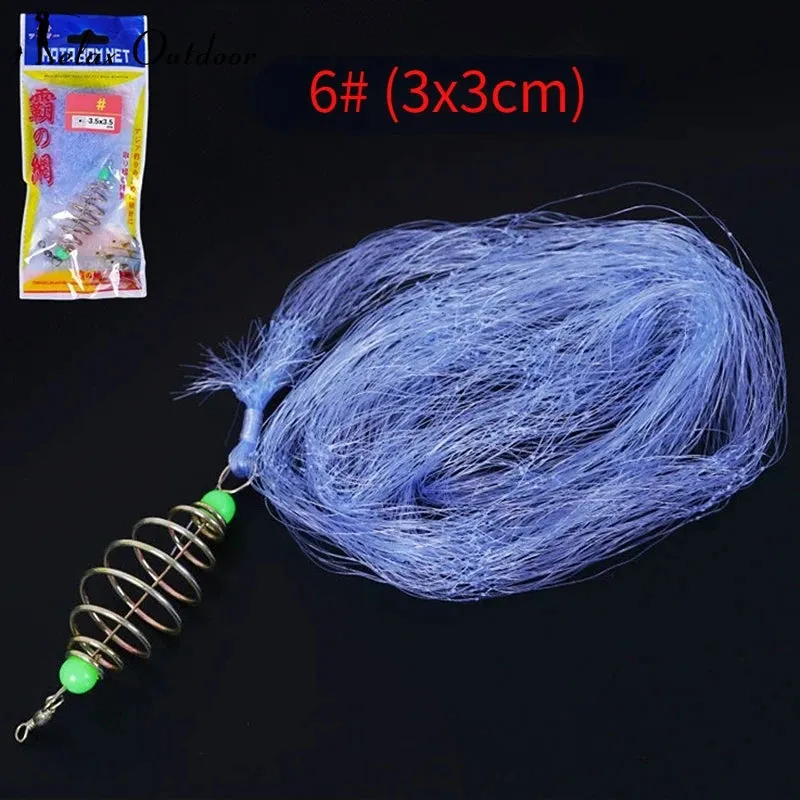 Fishing Nets Net Traps Mesh Luminous Bead Nets Sea Fish Nets Fishing Gear Copper Shoals Cast Gill Feeders Fishing Tool