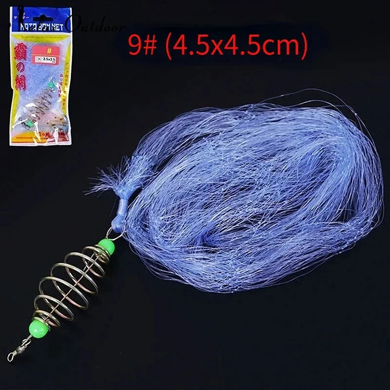 Fishing Nets Net Traps Mesh Luminous Bead Nets Sea Fish Nets Fishing Gear Copper Shoals Cast Gill Feeders Fishing Tool