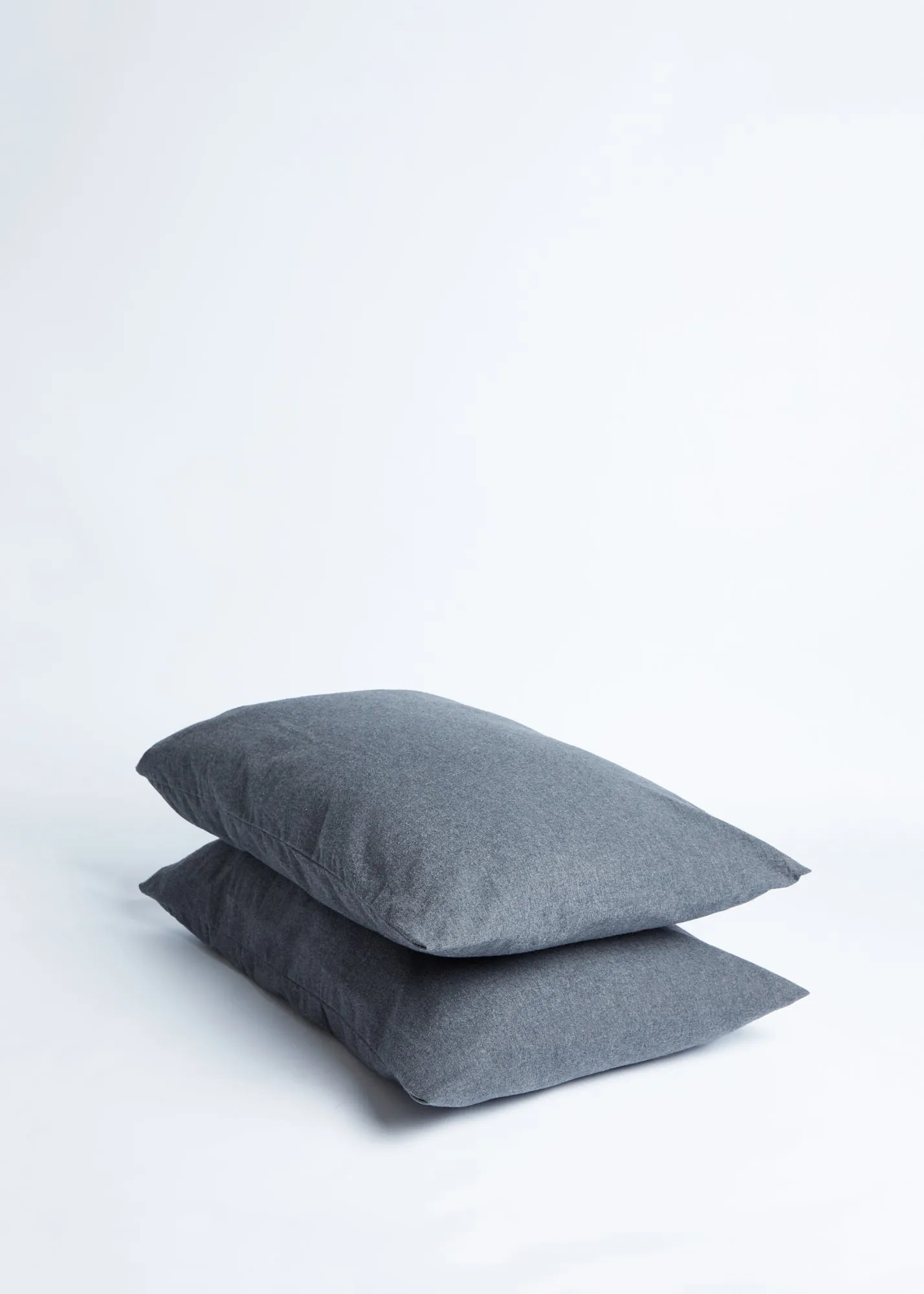 Foxford Grey Flannel Pillowcase Set