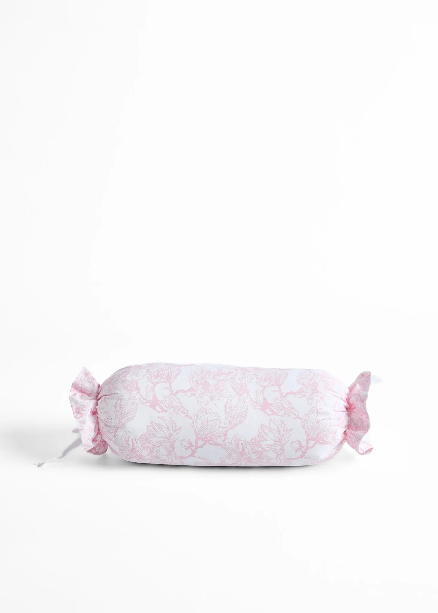 Foxford Pink Magnolia Bolster Cushion