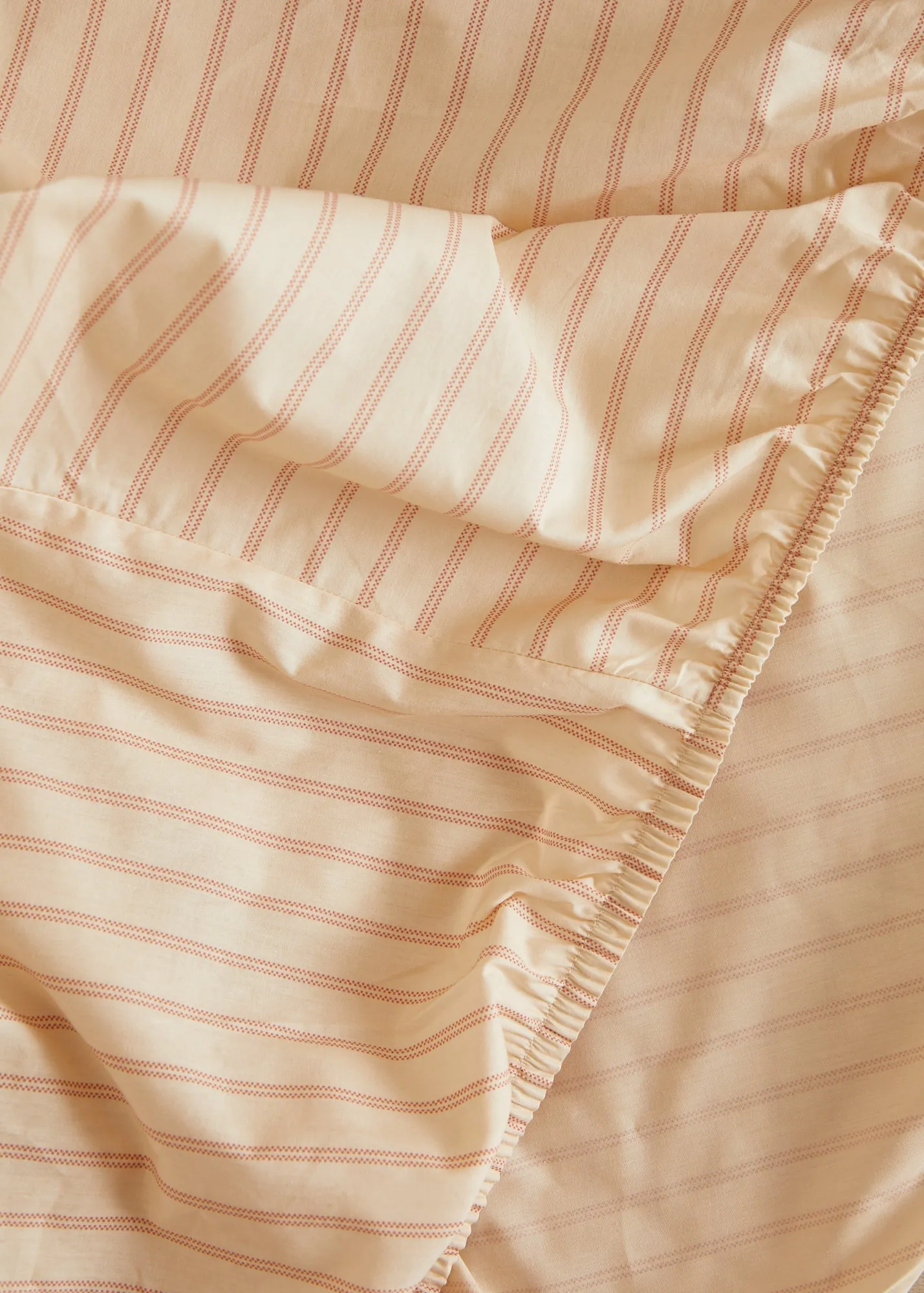 Foxford Romantic Stripe Fitted Sheet