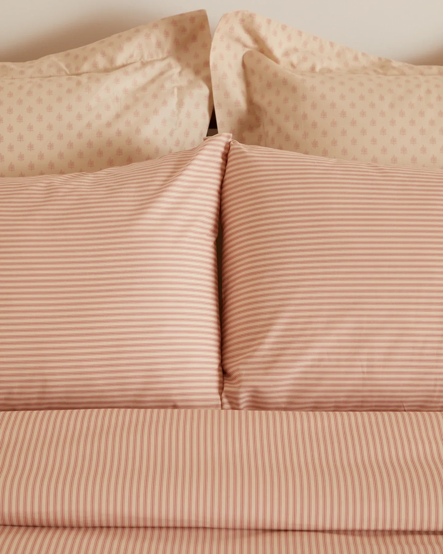 Foxford Rose Ticking Duvet Set