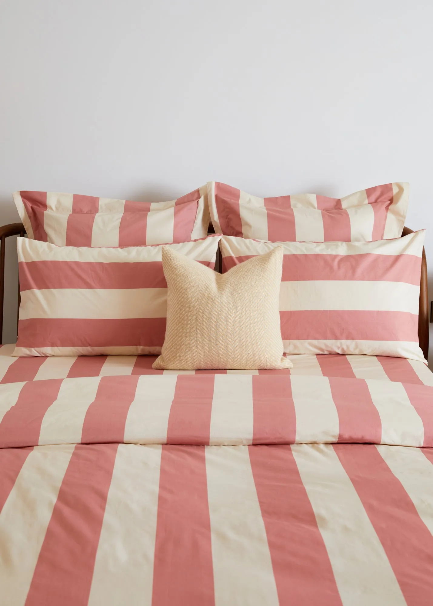 Foxford Rose Wide Stripe Duvet Set