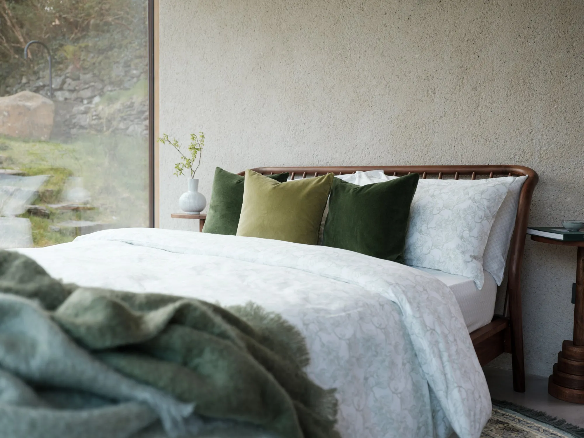 Foxford Sage Magnolia Duvet Set