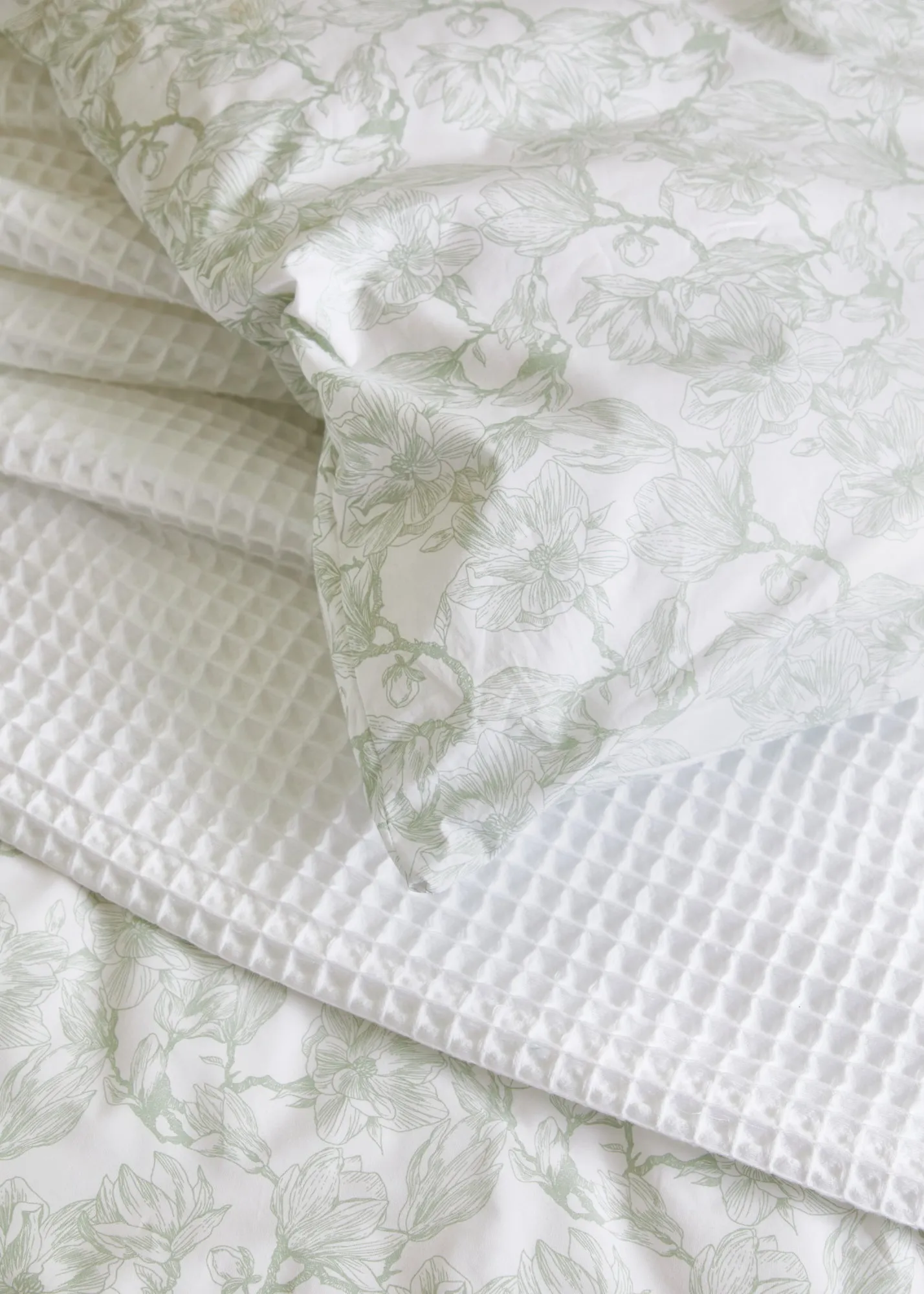 Foxford Sage Magnolia Duvet Set