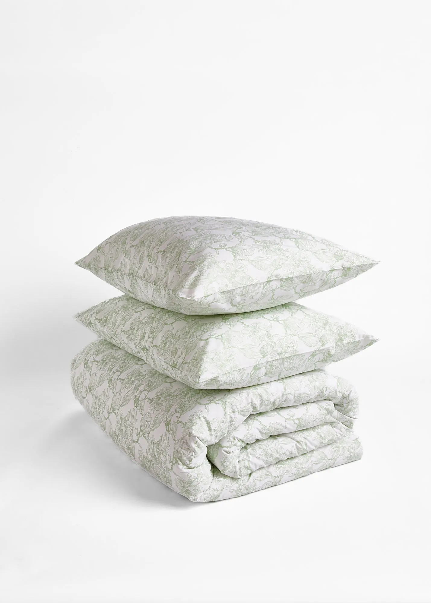 Foxford Sage Magnolia Duvet Set