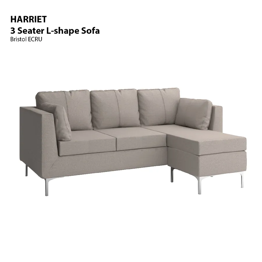 Harriet L-shape 3 Seat Sofa