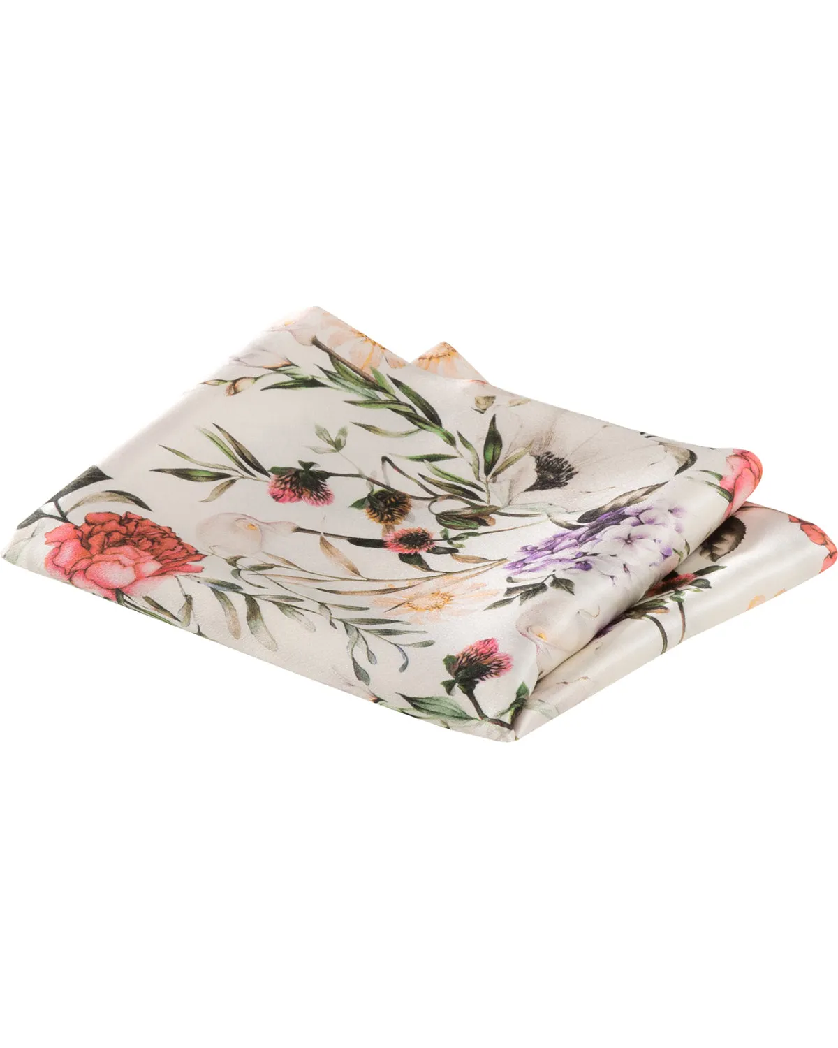 Jana Set - Silk Pillow Case & Eye Mask in Ravello Florals