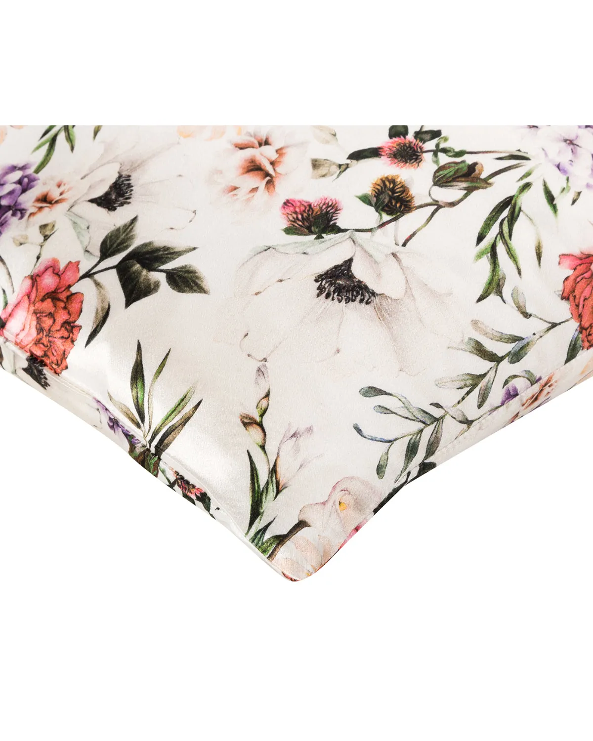 Jana Set - Silk Pillow Case & Eye Mask in Ravello Florals