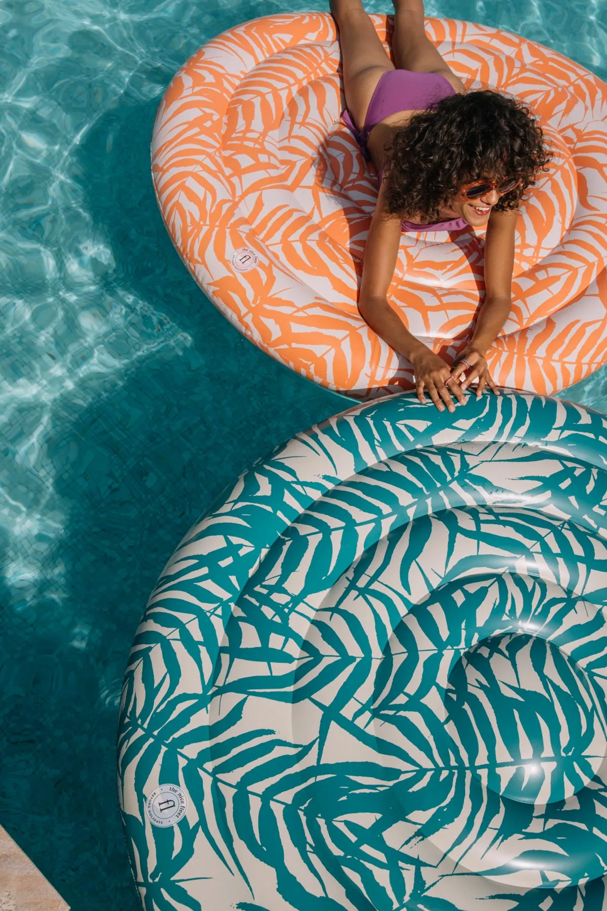 Large Round Inflatable Mattress | Bahia Vert