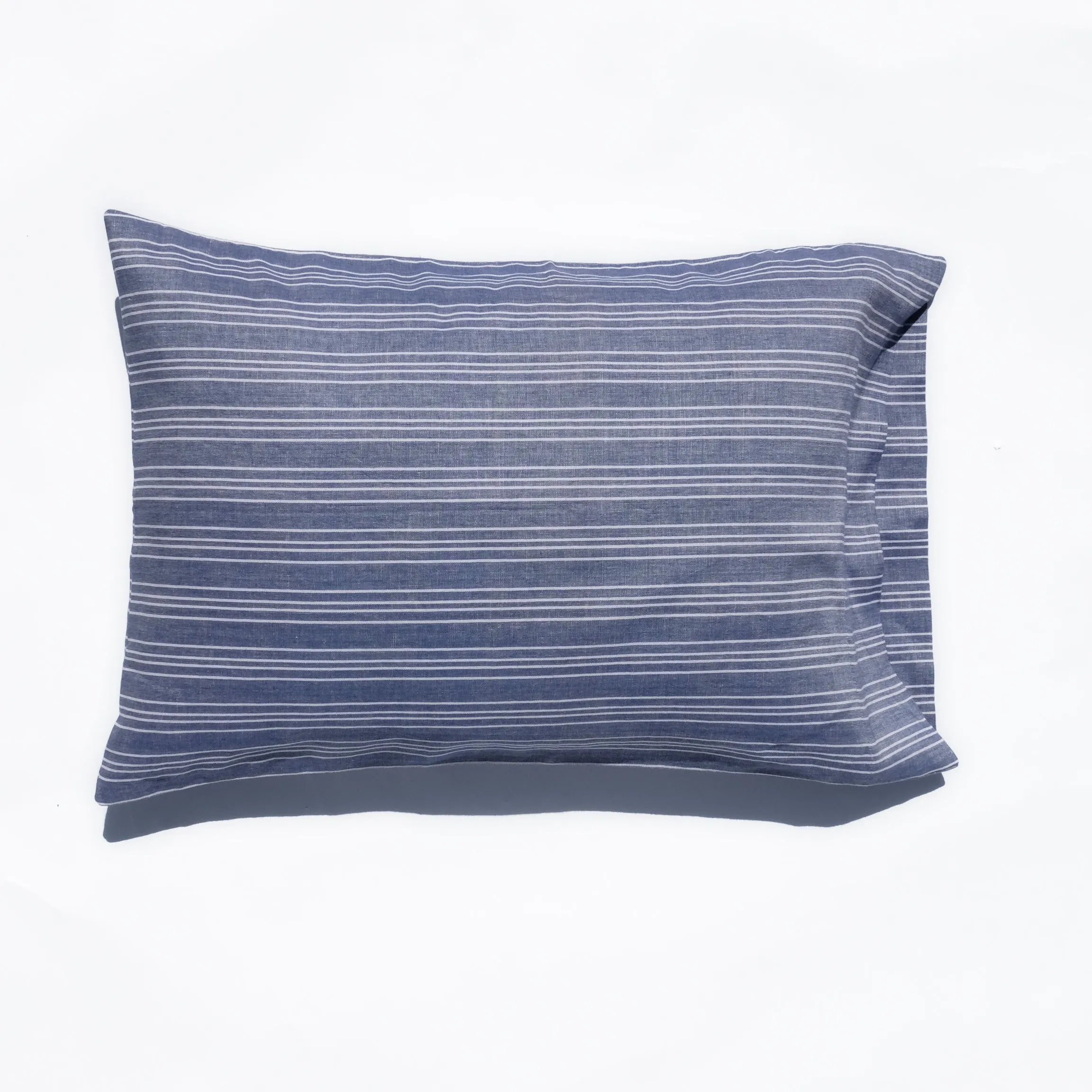 Linen and Cotton Small Ticking Pillowcase (More Colors Available)