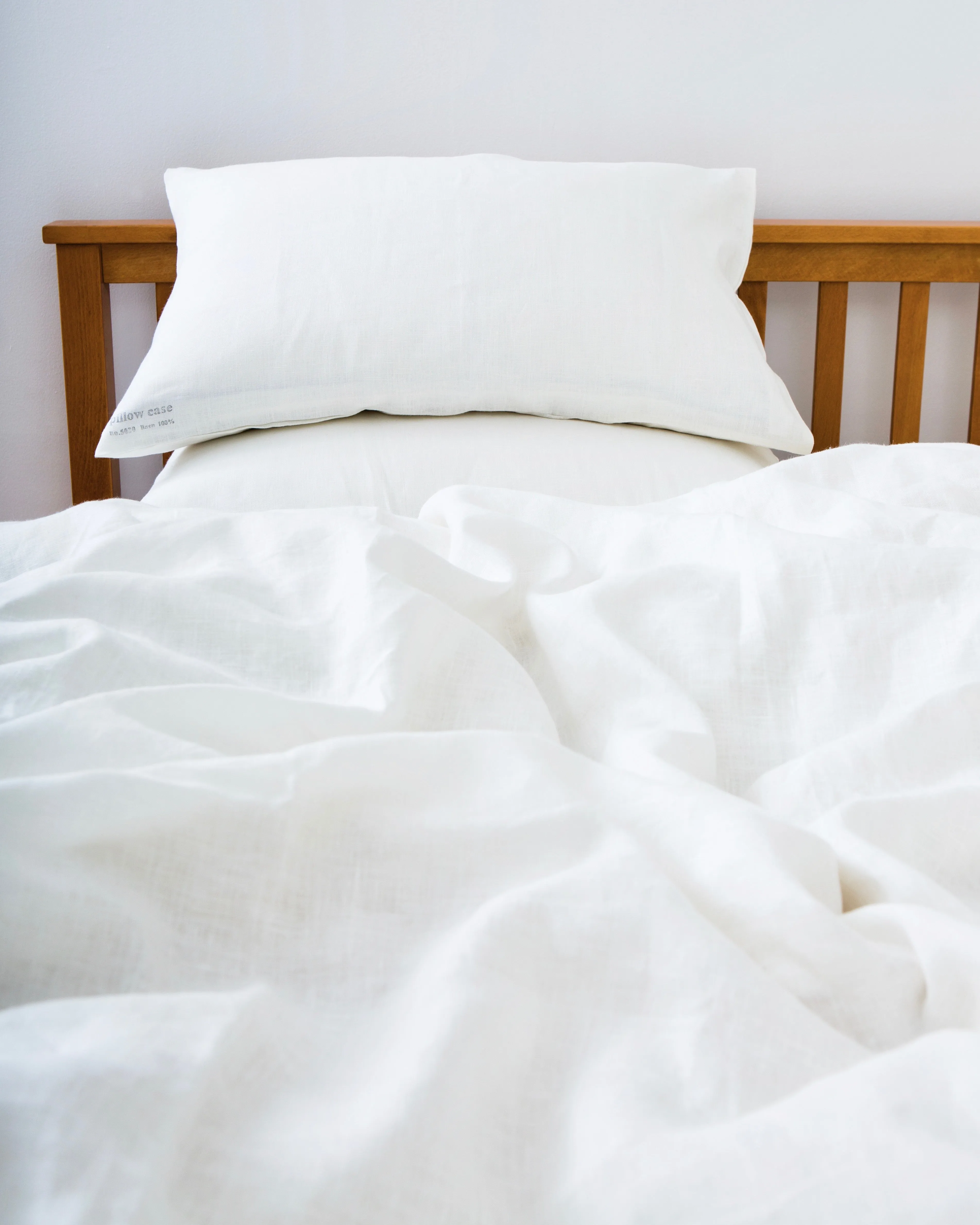 Linen Duvet Cover: White