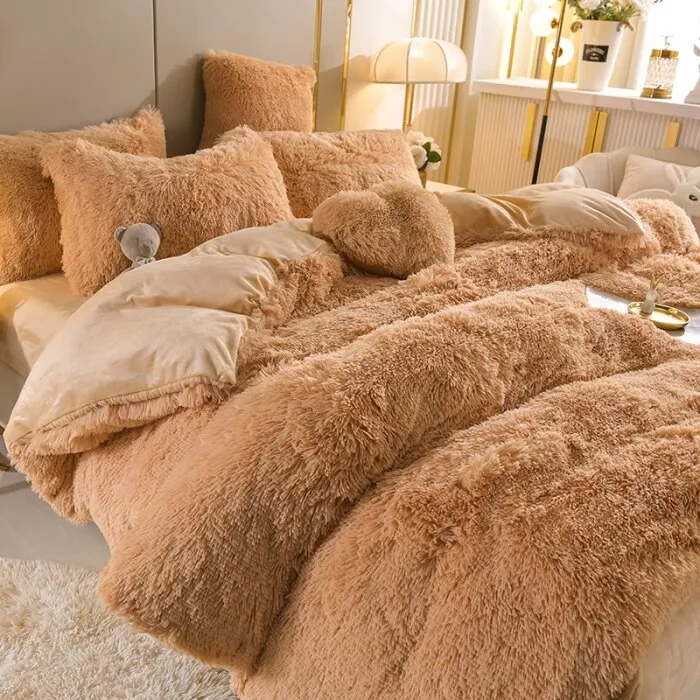 Luxury Plush Autumn & Winter Bedding Cover Set