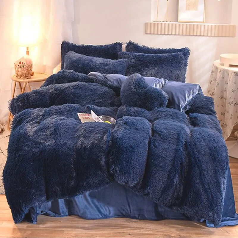 Luxury Plush Winter & Autumn Bedding Cover Set