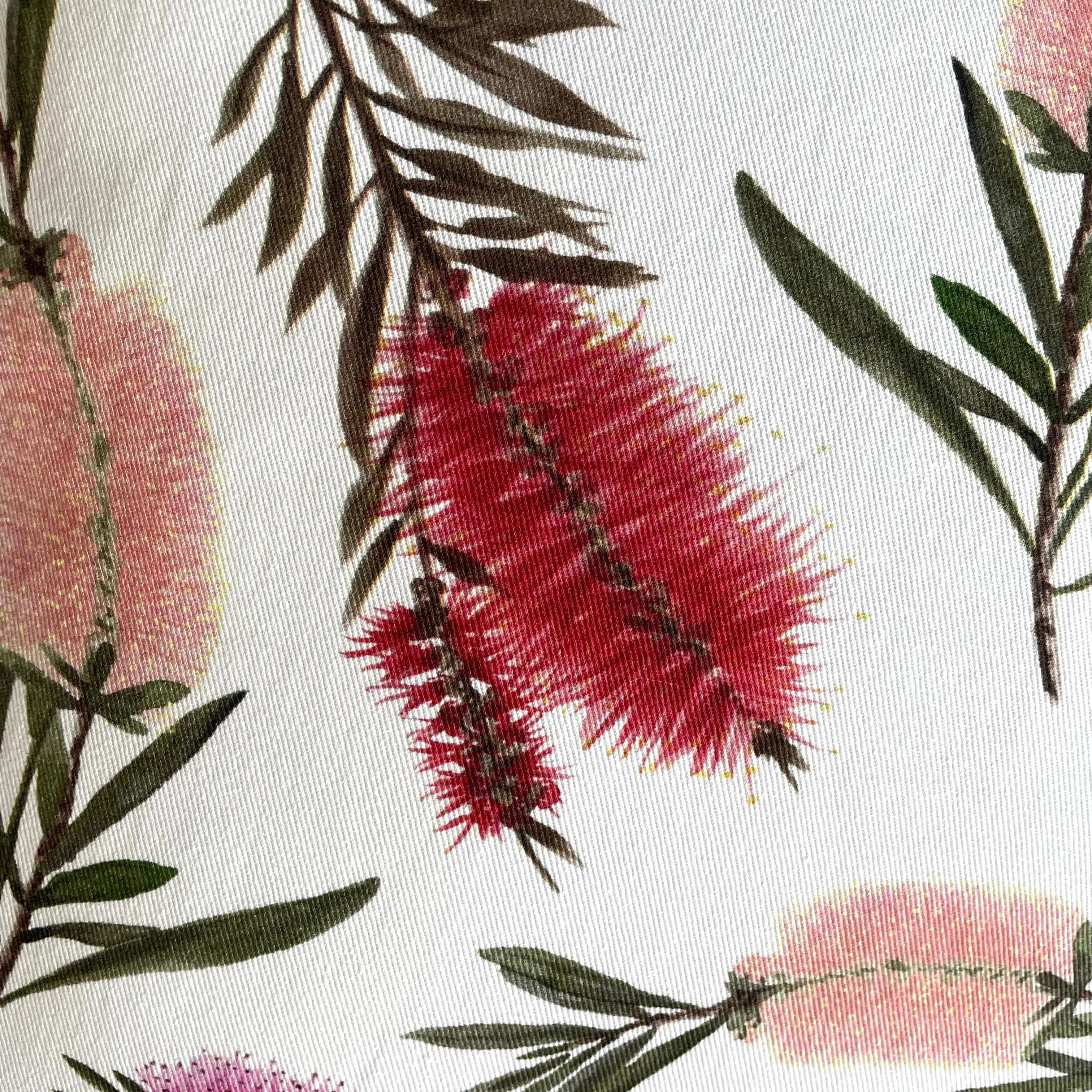 Multi Bottlebrush Cushion Cover Cotton Drill