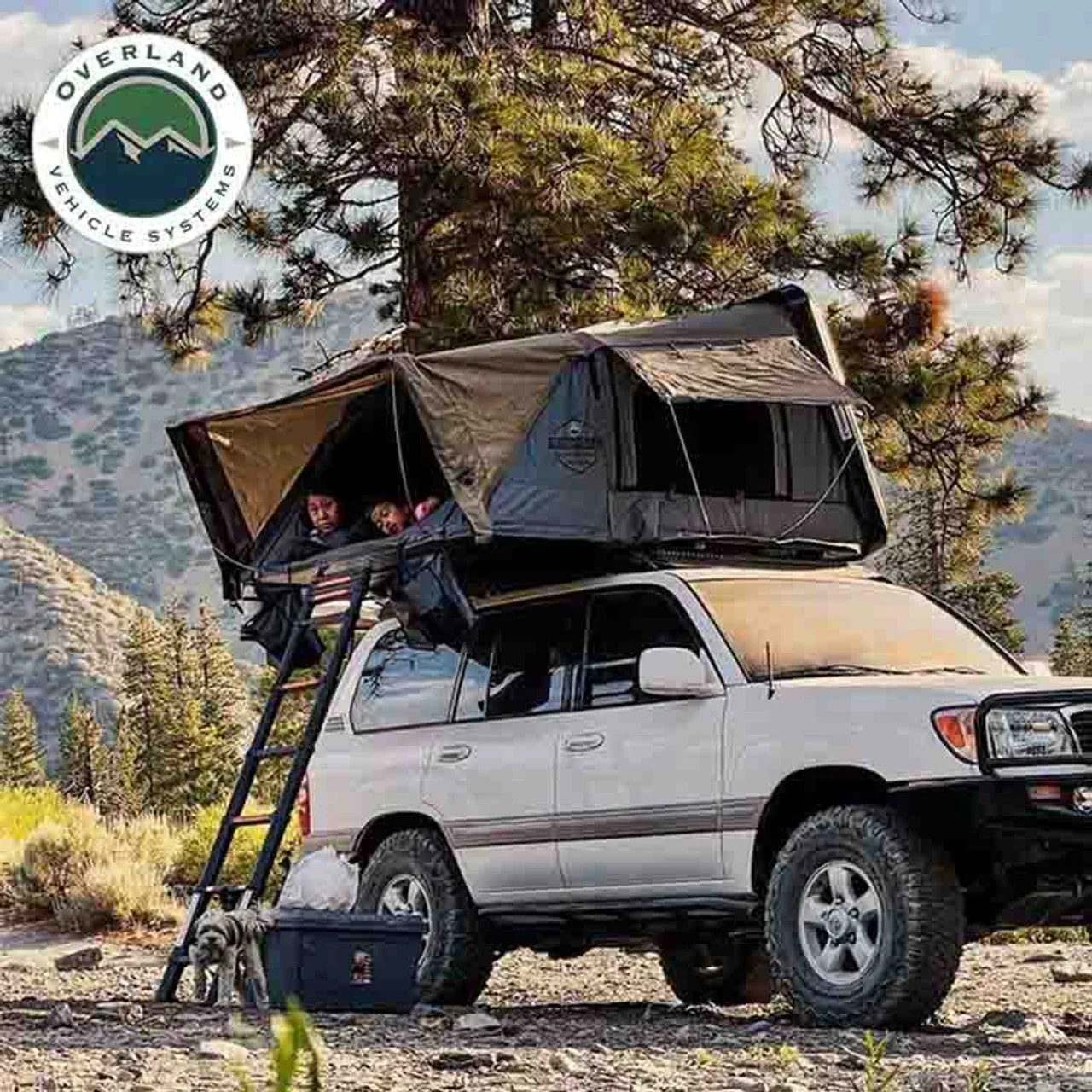 Overland Vehicle Systems HD Bushveld II Cantilever Hard Shell Roof Top Tent