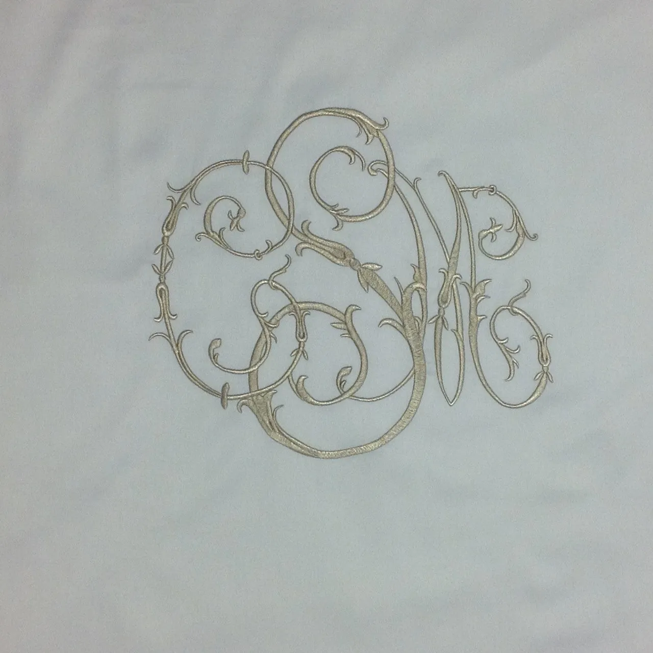 Pandora Style Monogrammed Shams