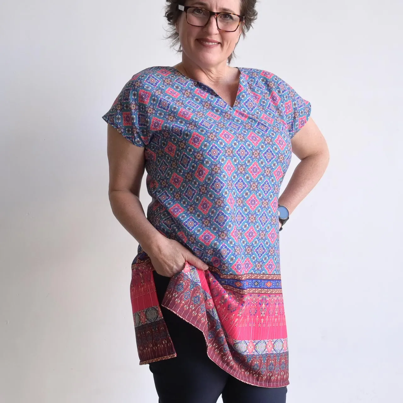 Sari Tunic Dress - Mai Thai Print