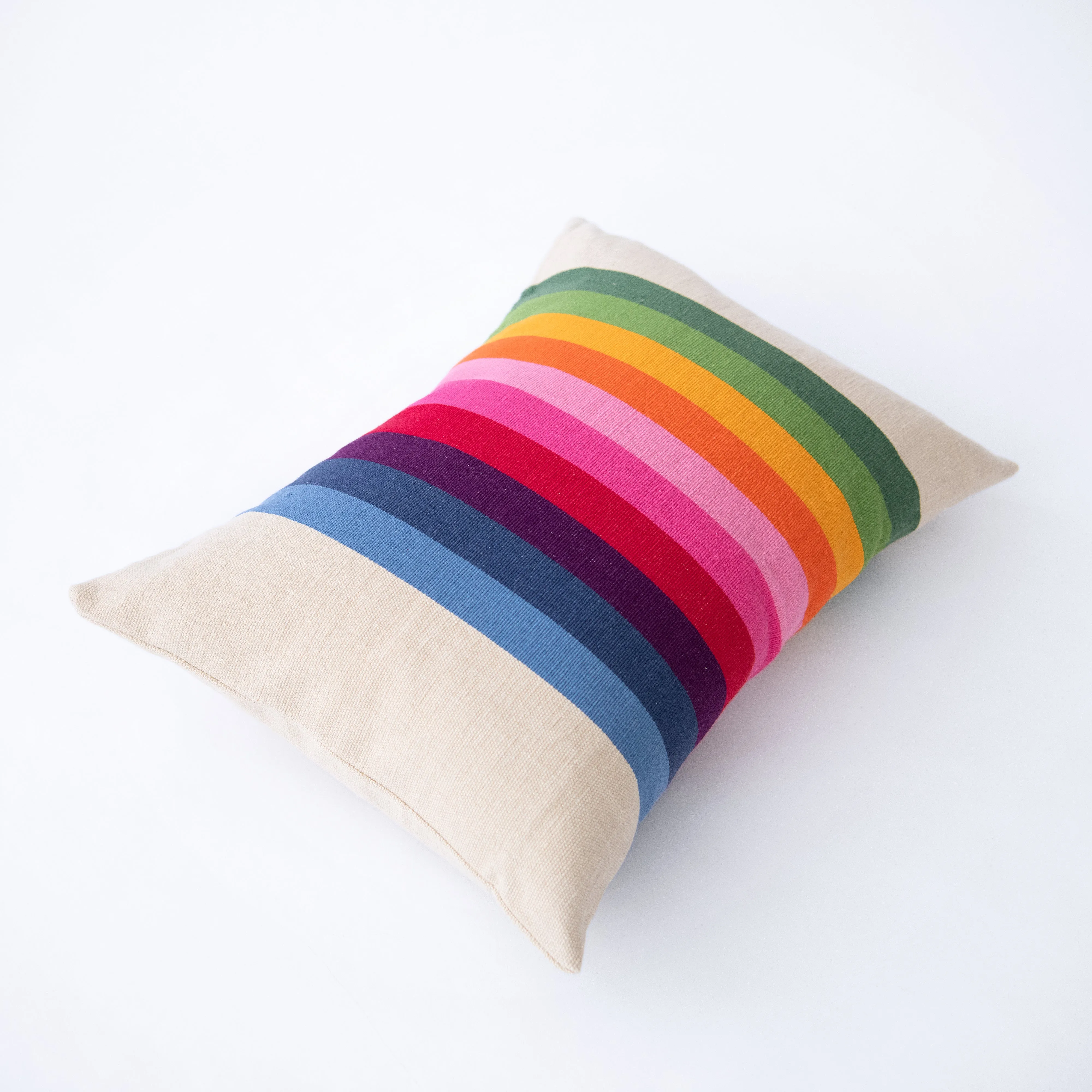 Spectrum Pink Stripe Bolster Pillow - 14" x 20"