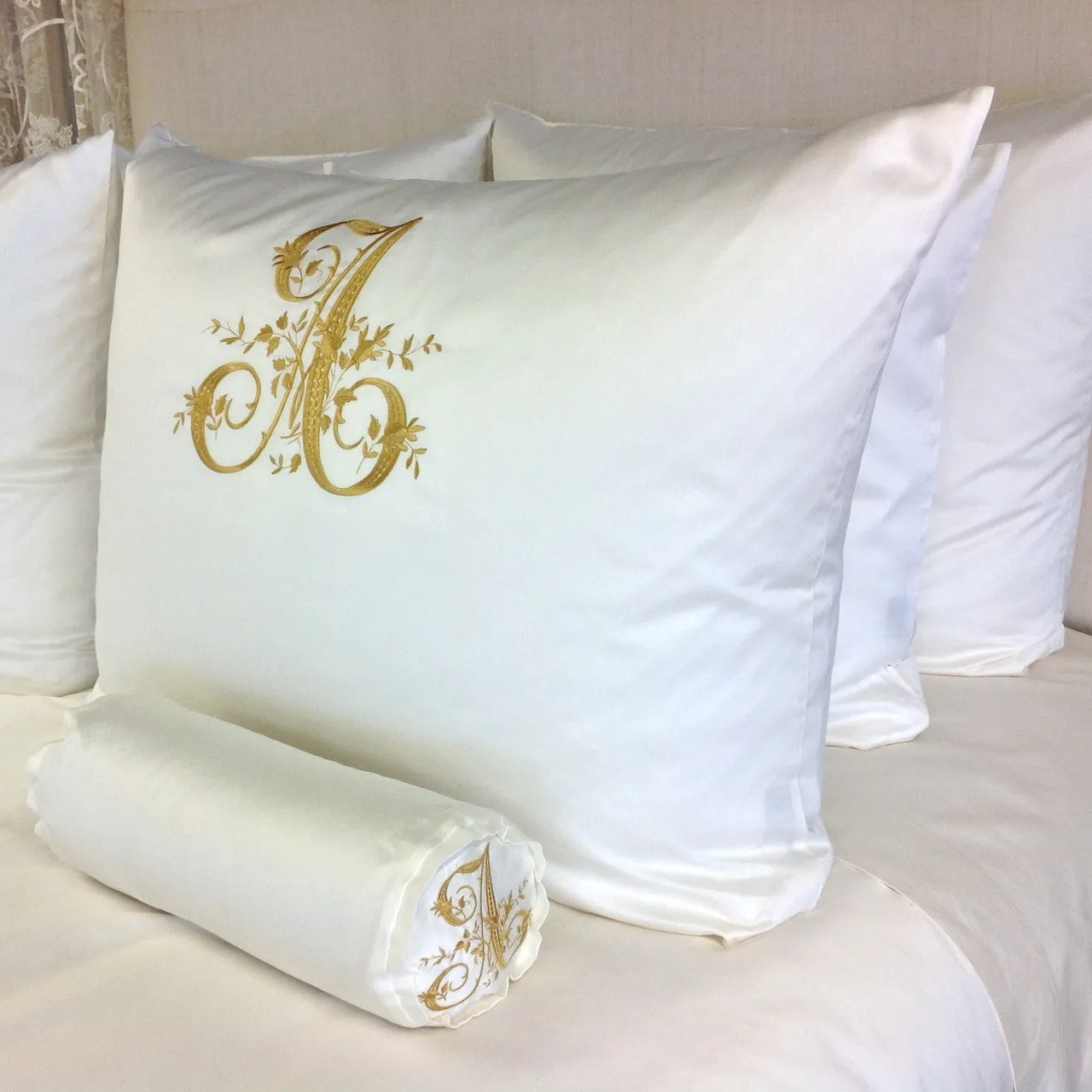 Stacey Style Monogrammed Shams